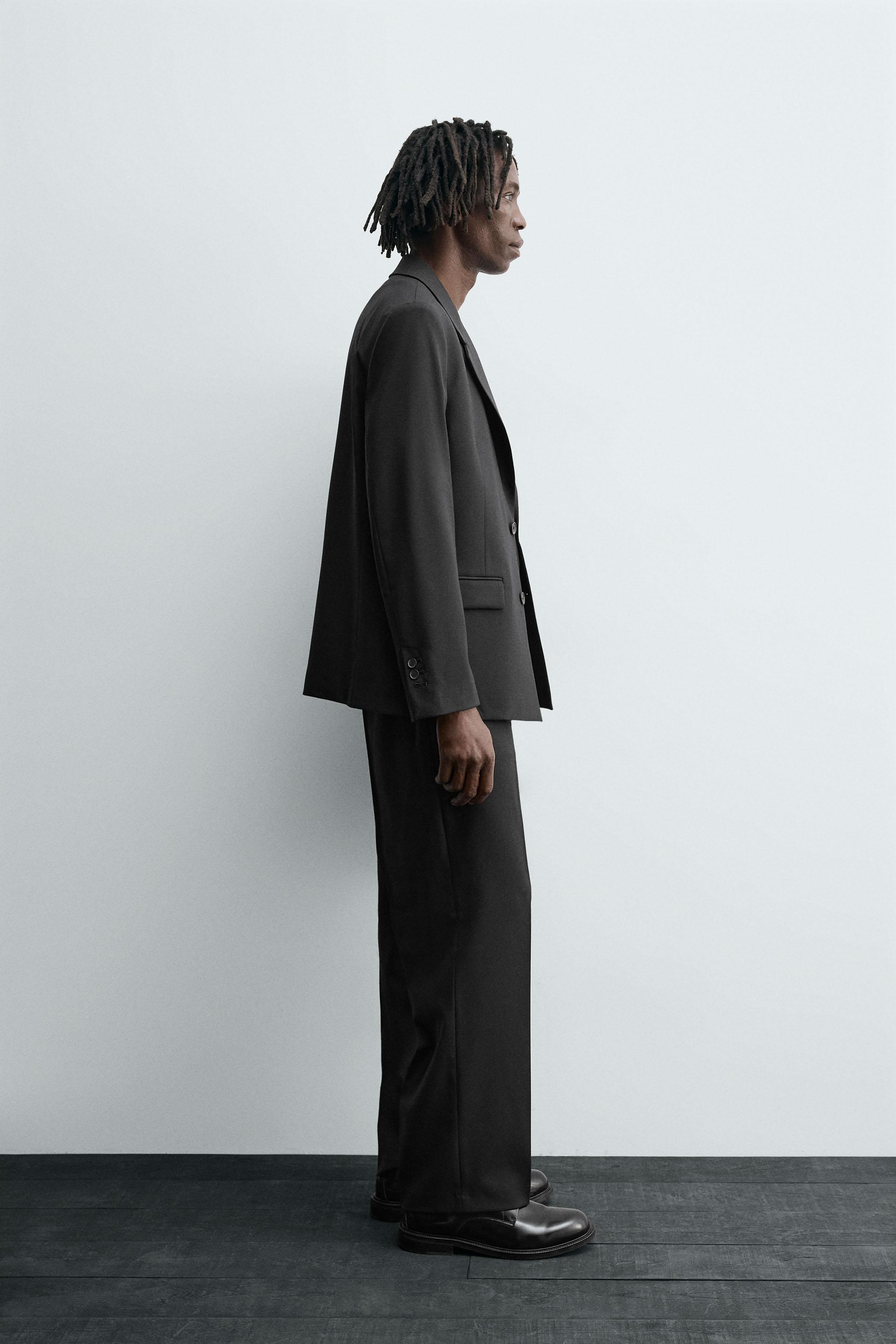 WOOL SUIT PANTS
